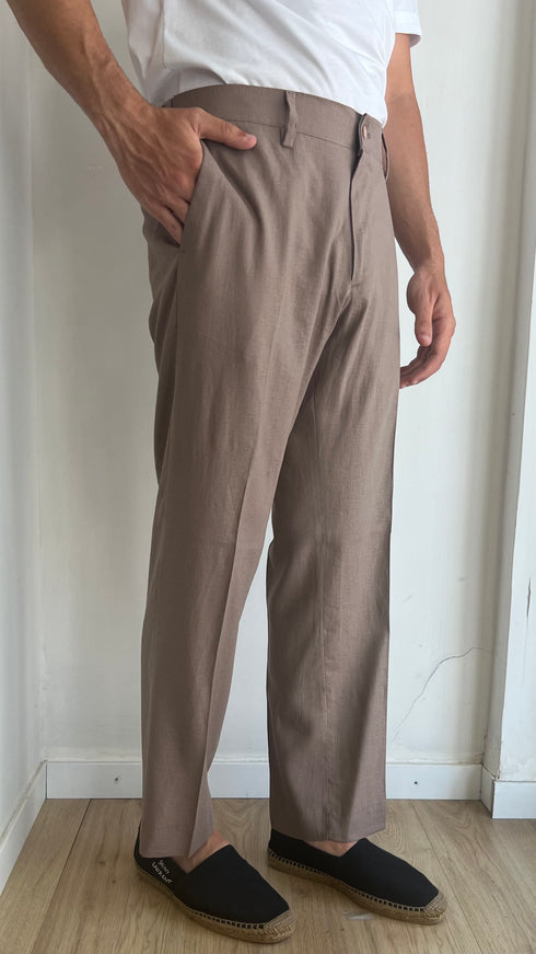 PANTALONE IN LINO